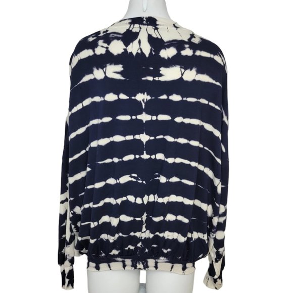 Young Fabulous & Broke Navy and White Tie-Dye Sweatshirt - Picture 5 of 6